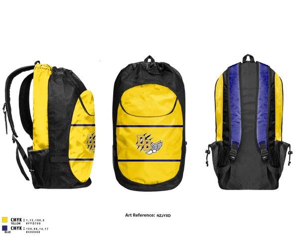 Gear Bag, David Brearley High School Track, Track & Field, Teamtime, Team time, sublimation, custom sports apparel, team uniforms, spirit wear, spiritwear, sports uniforms, custom shirts, team store, custom team store, fundraiser sports, apparel fundraiser