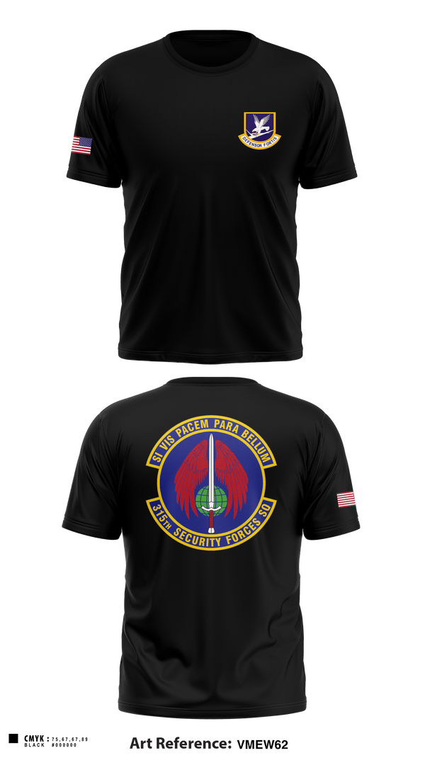 Short Sleeve Performance Shirt, 315 SFS CHS, Air Force, Teamtime, Team time, sublimation, custom sports apparel, team uniforms, spirit wear, spiritwear, sports uniforms, custom shirts, team store, custom team store, fundraiser sports, apparel fundraiser