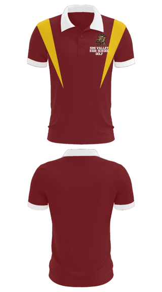 Short Sleeve Performance Polo, Simi Valley High School Golf, Golf, Teamtime, Team time, sublimation, custom sports apparel, team uniforms, spirit wear, spiritwear, sports uniforms, custom shirts, team store, custom team store, fundraiser sports, apparel fundraiser