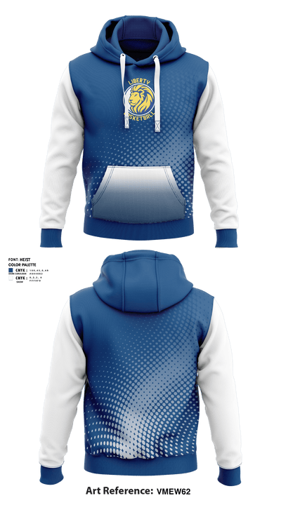 Liberty Christian School Basketball 49855847 Hoodie - 1