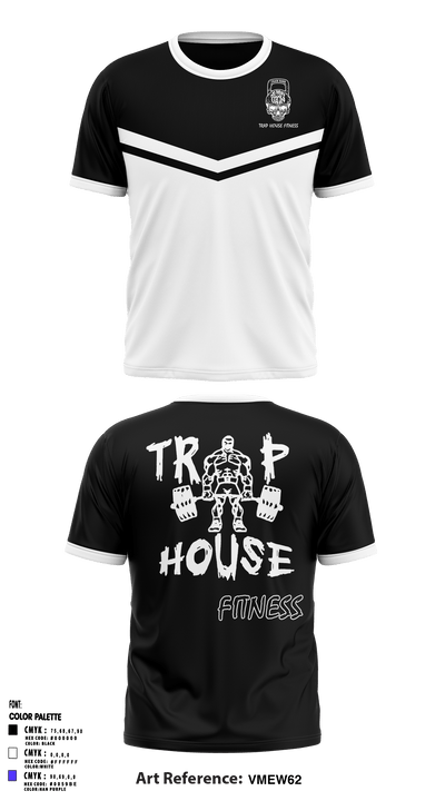 Trap House Fitness 35010693 Short Sleeve Performance Shirt - 2