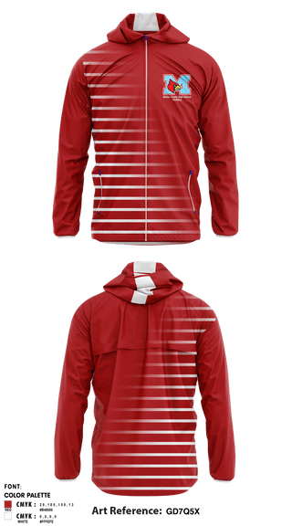 Windbreaker, Martin County High School (Kentucky) Tennis, Tennis, Teamtime, Team time, sublimation, custom sports apparel, team uniforms, spirit wear, spiritwear, sports uniforms, custom shirts, team store, custom team store, fundraiser sports, apparel fundraiser