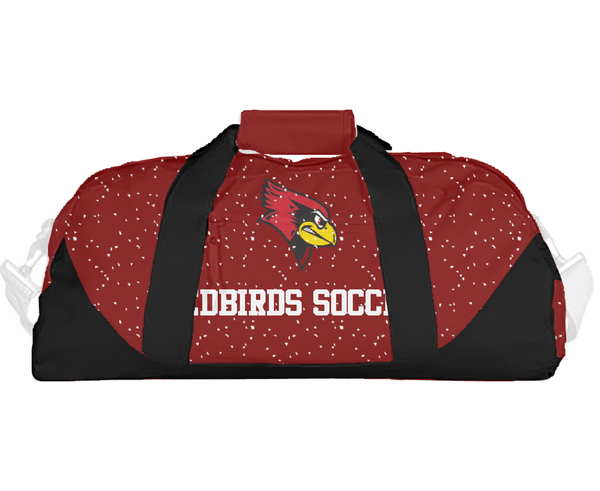 Duffle Bag, Redbirds Soccer, Men's Soccer, Teamtime, Team time, sublimation, custom sports apparel, team uniforms, spirit wear, spiritwear, sports uniforms, custom shirts, team store, custom team store, fundraiser sports, apparel fundraiser