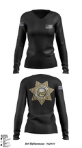 SDRPA 74726956 Women's Long Sleeve V-neck Shirt - 6