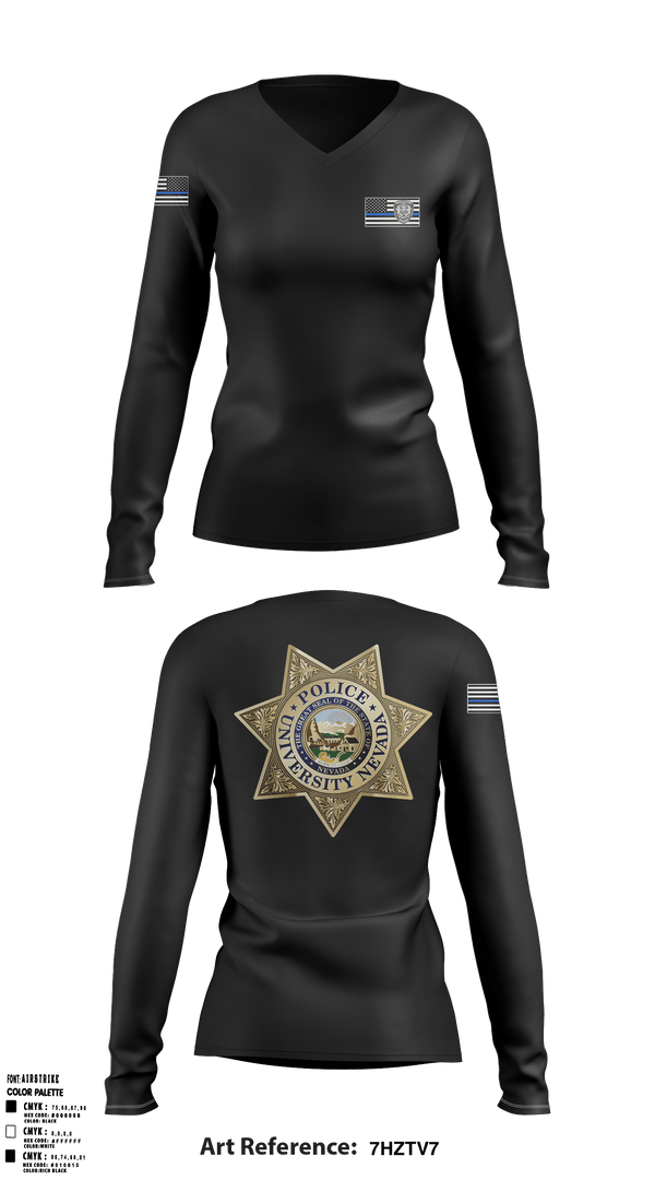 Women's Long Sleeve Vneck Shirt, SDRPA, Police, Teamtime, Team time, sublimation, custom sports apparel, team uniforms, spirit wear, spiritwear, sports uniforms, custom shirts, team store, custom team store, fundraiser sports, apparel fundraiser