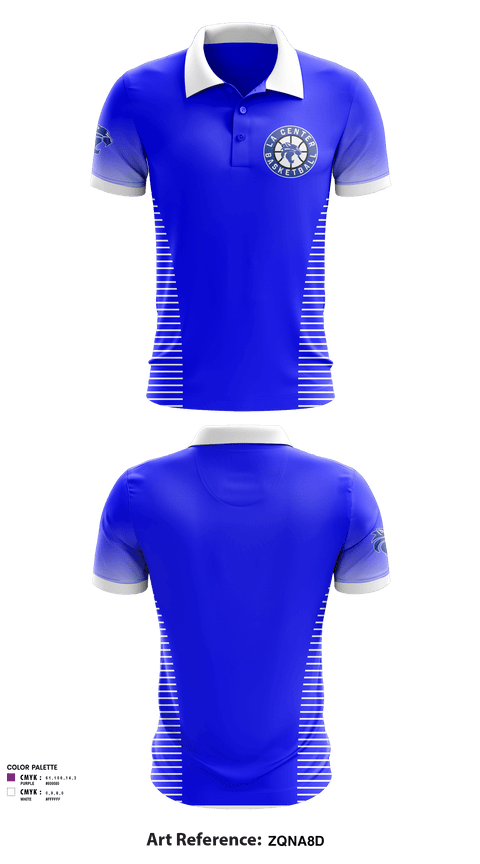 Short Sleeve Performance Polo, La Center High School Basketball, Women's Basketball, Teamtime, Team time, sublimation, custom sports apparel, team uniforms, spirit wear, spiritwear, sports uniforms, custom shirts, team store, custom team store, fundraiser sports, apparel fundraiser
