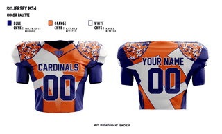 Football Jersey, Cardinals Football, Football, Teamtime, Team time, sublimation, custom sports apparel, team uniforms, spirit wear, spiritwear, sports uniforms, custom shirts, team store, custom team store, fundraiser sports, apparel fundraiser
