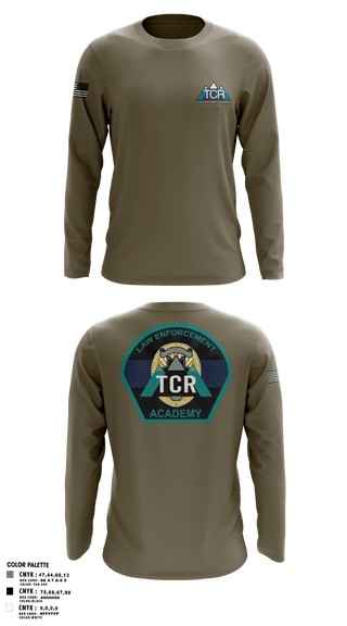 Long Sleeve Performance Shirt, TCR LE ACADEMY, Police, Teamtime, Team time, sublimation, custom sports apparel, team uniforms, spirit wear, spiritwear, sports uniforms, custom shirts, team store, custom team store, fundraiser sports, apparel fundraiser