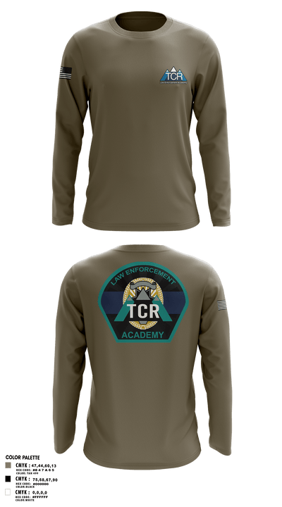 TCR LE ACADEMY 50847747 Long Sleeve Performance Shirt - 1