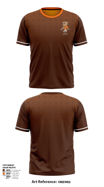 Heath Bulldogs 77757851 Short Sleeve Performance Shirt - 1