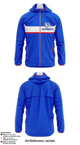 Windbreaker, Mcdermitt High School, Spirit Store, Teamtime, Team time, sublimation, custom sports apparel, team uniforms, spirit wear, spiritwear, sports uniforms, custom shirts, team store, custom team store, fundraiser sports, apparel fundraiser
