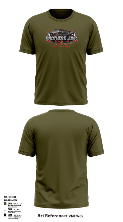 Brothers Junk Removal LLCBrothers Junk Removal LLC 92476770 Short Sleeve Performance Shirt - 1