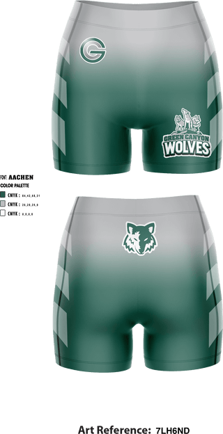 Women's Compression Shorts, Green Canyon High School Wrestling, Wrestling, Teamtime, Team time, sublimation, custom sports apparel, team uniforms, spirit wear, spiritwear, sports uniforms, custom shirts, team store, custom team store, fundraiser sports, apparel fundraiser
