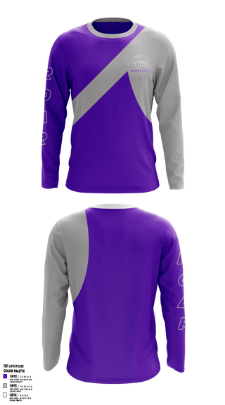 Long Sleeve Performance Shirt, Aragon wildcats, Football, Teamtime, Team time, sublimation, custom sports apparel, team uniforms, spirit wear, spiritwear, sports uniforms, custom shirts, team store, custom team store, fundraiser sports, apparel fundraiser