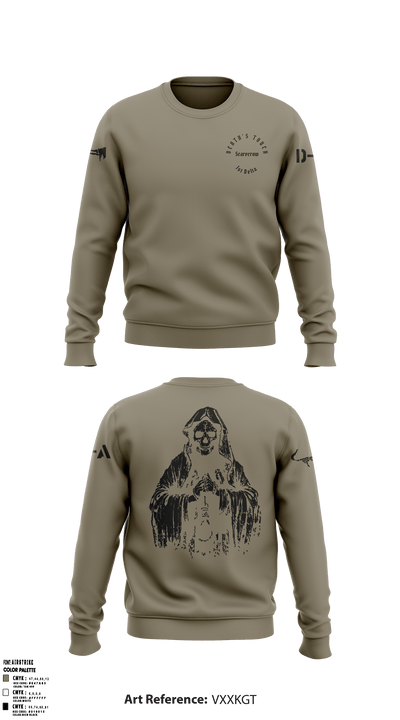 Death's Touch Scarecrow 51753368 Crew Neck Sweatshirt - 19