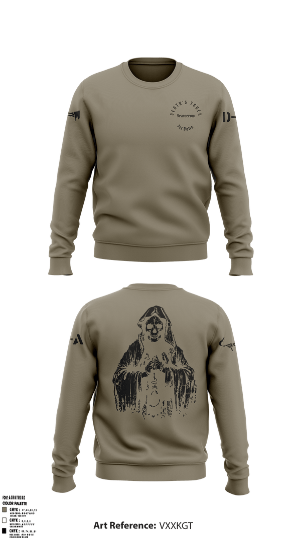 Crew Neck Sweatshirt, , Army, Teamtime, Team time, sublimation, custom sports apparel, team uniforms, spirit wear, spiritwear, sports uniforms, custom shirts, team store, custom team store, fundraiser sports, apparel fundraiser