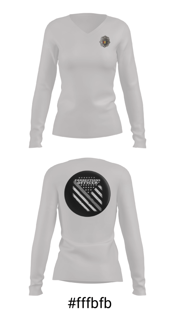Women's Long Sleeve Vneck Shirt, , Police, Teamtime, Team time, sublimation, custom sports apparel, team uniforms, spirit wear, spiritwear, sports uniforms, custom shirts, team store, custom team store, fundraiser sports, apparel fundraiser