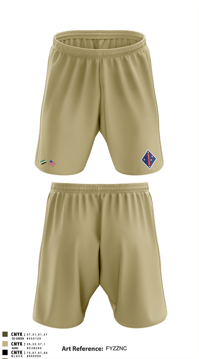1 marine division fwd 62335436 Athletic Shorts With Pockets - 4