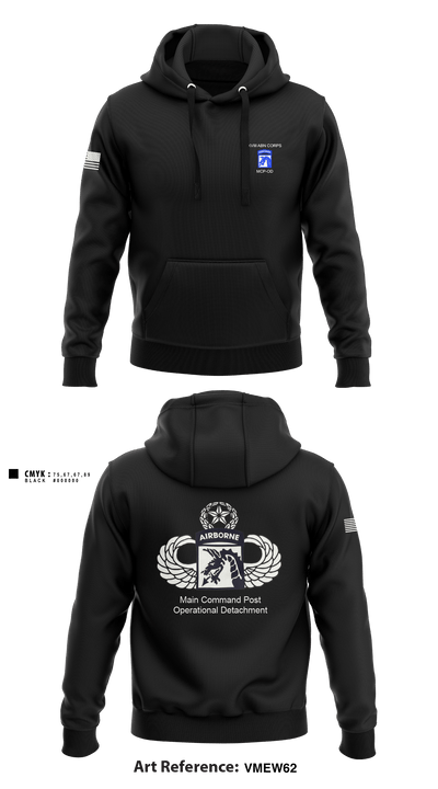MCPOD-XVIII ABN CORPS 34488688 Hoodie - 6