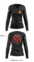 Medics, 1-43 ADA 28999239 Women's Long Sleeve V-neck Shirt - 1