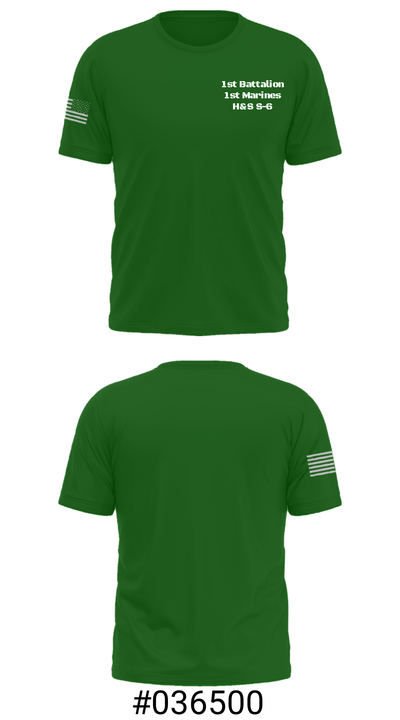 1st Battalion 1st Marines H&S S-6 56316666 Short Sleeve Performance Shirt - 31