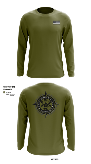 Long Sleeve Performance Shirt, Jaimie Cox Foundation, , Teamtime, Team time, sublimation, custom sports apparel, team uniforms, spirit wear, spiritwear, sports uniforms, custom shirts, team store, custom team store, fundraiser sports, apparel fundraiser