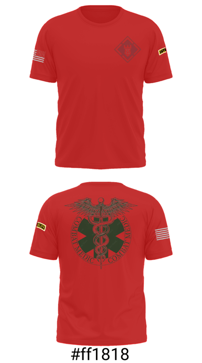 19th Engineer Battalion Aid Station 54166151 Short Sleeve Performance Shirt - 31