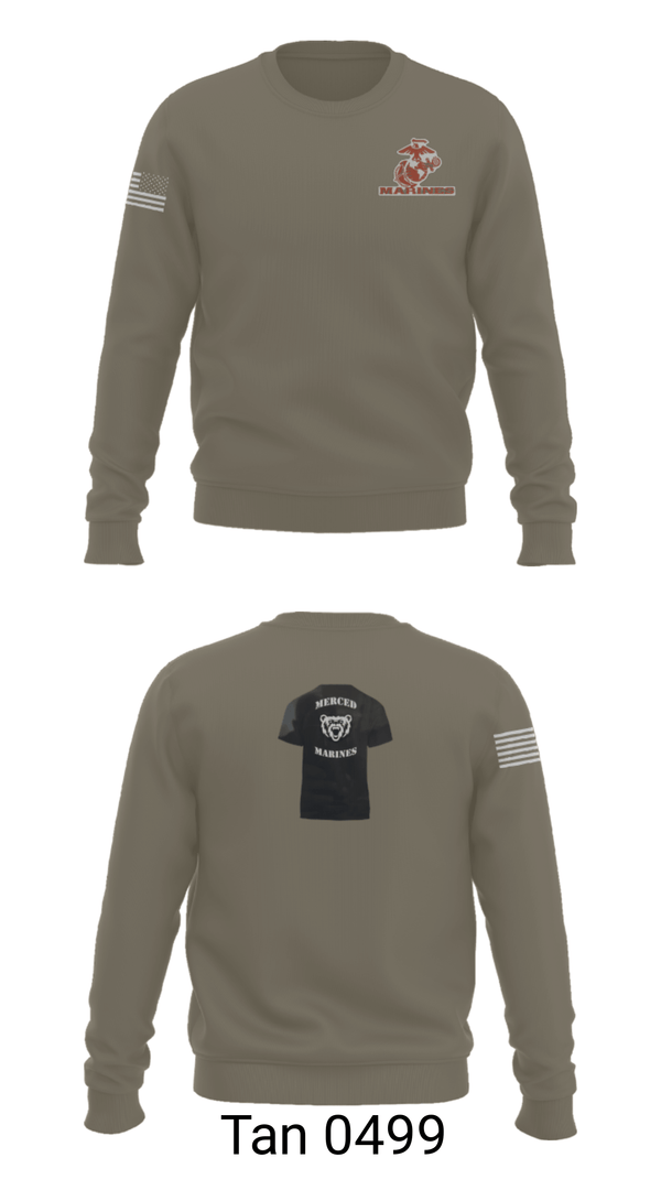 Crew Neck Sweatshirt, , Marines, Teamtime, Team time, sublimation, custom sports apparel, team uniforms, spirit wear, spiritwear, sports uniforms, custom shirts, team store, custom team store, fundraiser sports, apparel fundraiser
