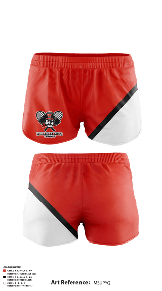 Track Shorts, Wellesley High School Girls Tennis, Tennis, Teamtime, Team time, sublimation, custom sports apparel, team uniforms, spirit wear, spiritwear, sports uniforms, custom shirts, team store, custom team store, fundraiser sports, apparel fundraiser