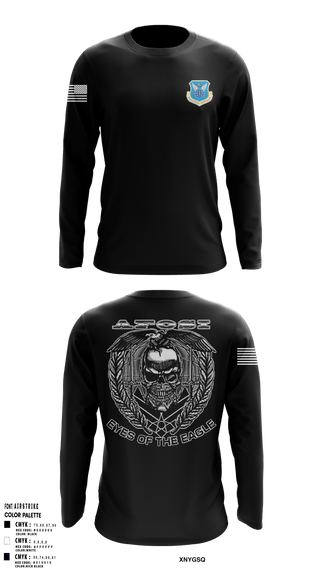 Long Sleeve Performance Shirt, DET 201 OSI, Air Force, Teamtime, Team time, sublimation, custom sports apparel, team uniforms, spirit wear, spiritwear, sports uniforms, custom shirts, team store, custom team store, fundraiser sports, apparel fundraiser