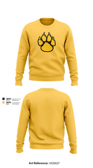 Crew Neck Sweatshirt, Waldo Pafford Elementary, Spirit Store, Teamtime, Team time, sublimation, custom sports apparel, team uniforms, spirit wear, spiritwear, sports uniforms, custom shirts, team store, custom team store, fundraiser sports, apparel fundraiser
