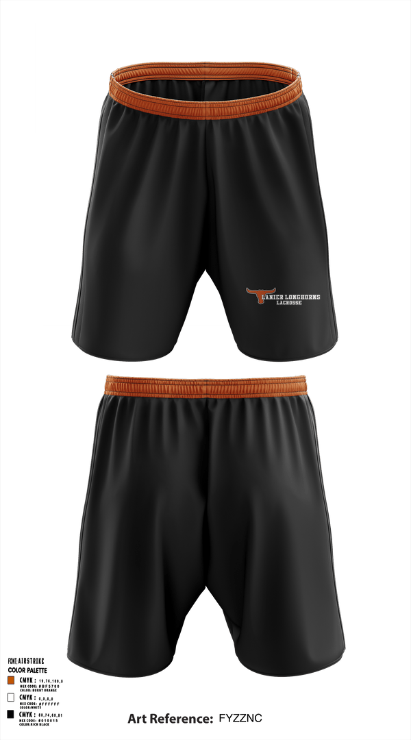 Athletic Shorts With Pockets, Lanier High School Lacrosse, Men's Lacrosse, Teamtime, Team time, sublimation, custom sports apparel, team uniforms, spirit wear, spiritwear, sports uniforms, custom shirts, team store, custom team store, fundraiser sports, apparel fundraiser