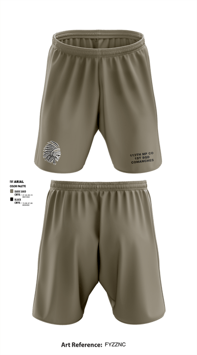 113th MP Company 24456487 Athletic Shorts With Pockets - 2