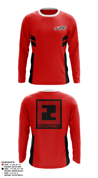 Squared 48875572 Long Sleeve Performance Shirt - 1