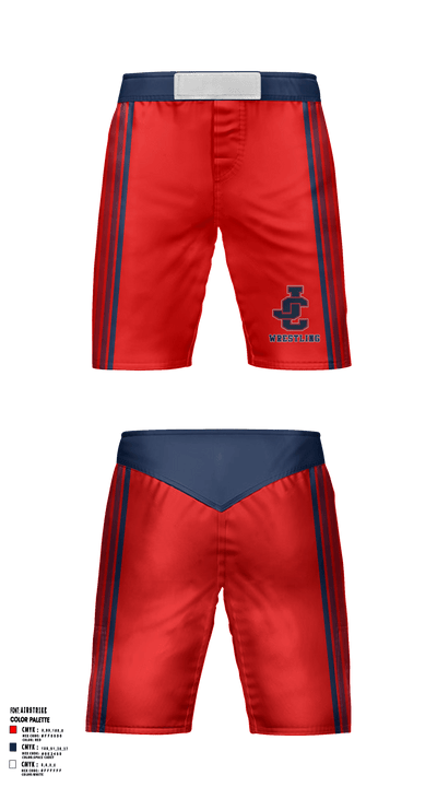 Jefferson County High School Wrestling 39623353 Fight Shorts - 1