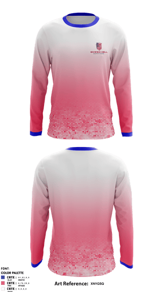 Long Sleeve Performance Shirt, Give’em Hell Outfitters, , Teamtime, Team time, sublimation, custom sports apparel, team uniforms, spirit wear, spiritwear, sports uniforms, custom shirts, team store, custom team store, fundraiser sports, apparel fundraiser