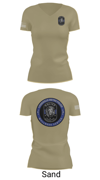 Women's Short Sleeve Vneck Shirt, , Police, Teamtime, Team time, sublimation, custom sports apparel, team uniforms, spirit wear, spiritwear, sports uniforms, custom shirts, team store, custom team store, fundraiser sports, apparel fundraiser