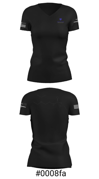 Women's Short Sleeve Vneck Shirt, , National Guard, Teamtime, Team time, sublimation, custom sports apparel, team uniforms, spirit wear, spiritwear, sports uniforms, custom shirts, team store, custom team store, fundraiser sports, apparel fundraiser