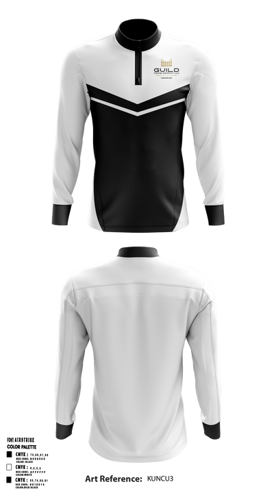 Guild fence company LLC 56569475 Quarter Zip Jacket - 33