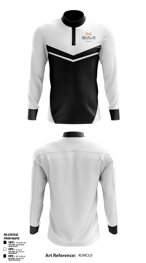 Quarter Zip Jacket, Guild fence company LLC, , Teamtime, Team time, sublimation, custom sports apparel, team uniforms, spirit wear, spiritwear, sports uniforms, custom shirts, team store, custom team store, fundraiser sports, apparel fundraiser