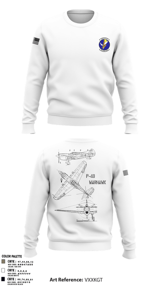 Crew Neck Sweatshirt, Detachment 355, Air Force, Teamtime, Team time, sublimation, custom sports apparel, team uniforms, spirit wear, spiritwear, sports uniforms, custom shirts, team store, custom team store, fundraiser sports, apparel fundraiser