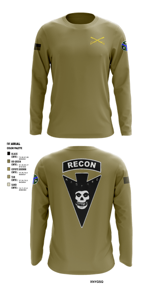 Long Sleeve Performance Shirt, , Army, Teamtime, Team time, sublimation, custom sports apparel, team uniforms, spirit wear, spiritwear, sports uniforms, custom shirts, team store, custom team store, fundraiser sports, apparel fundraiser
