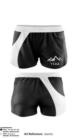 Track Shorts, Yukon Schools Athletic Association, Spirit Store, Teamtime, Team time, sublimation, custom sports apparel, team uniforms, spirit wear, spiritwear, sports uniforms, custom shirts, team store, custom team store, fundraiser sports, apparel fundraiser