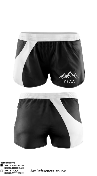 Yukon Schools Athletic Association 1146162 Track Shorts - 1