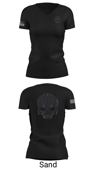 Mals-14 avionics 85940825 Women's Short Sleeve V-neck Shirt - 24