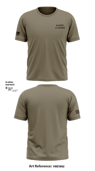 Short Sleeve Performance Shirt, B BTRY 4-133FAR, Army, Teamtime, Team time, sublimation, custom sports apparel, team uniforms, spirit wear, spiritwear, sports uniforms, custom shirts, team store, custom team store, fundraiser sports, apparel fundraiser