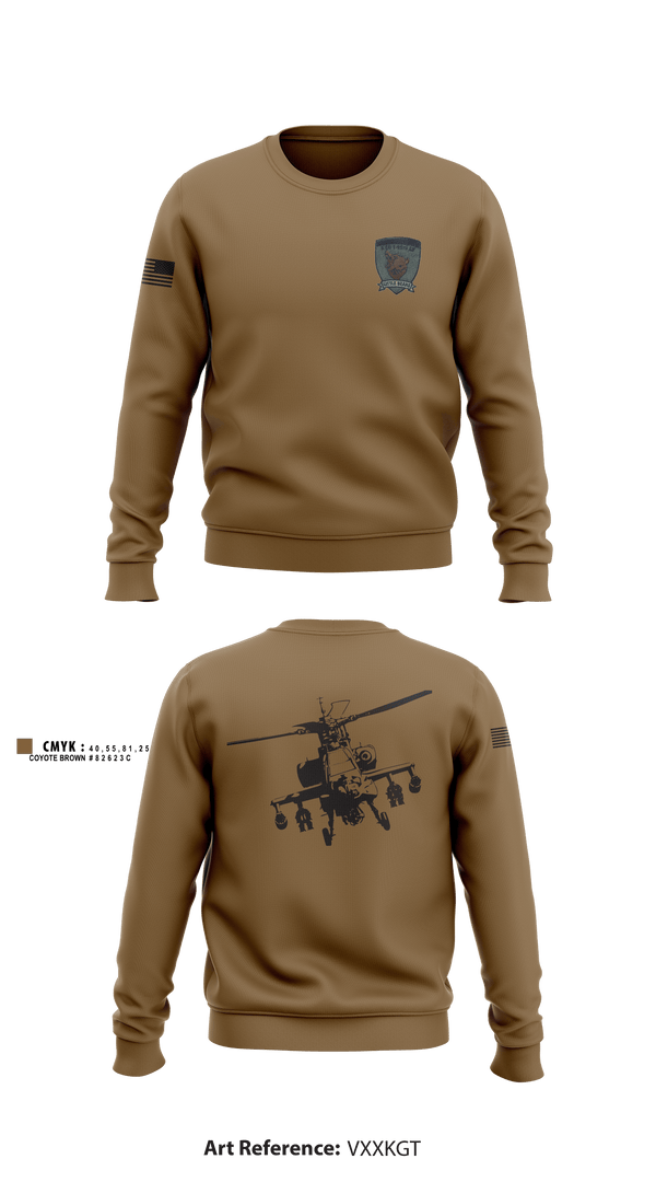 Crew Neck Sweatshirt, A Co. 1-25 AB, Army, Teamtime, Team time, sublimation, custom sports apparel, team uniforms, spirit wear, spiritwear, sports uniforms, custom shirts, team store, custom team store, fundraiser sports, apparel fundraiser