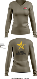Ardent Brigade 15798625 Women's Long Sleeve V-neck Shirt - 2