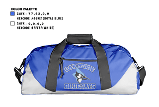 Duffle Bag, Oak Ridge R-6 High School, Spirit Store, Teamtime, Team time, sublimation, custom sports apparel, team uniforms, spirit wear, spiritwear, sports uniforms, custom shirts, team store, custom team store, fundraiser sports, apparel fundraiser