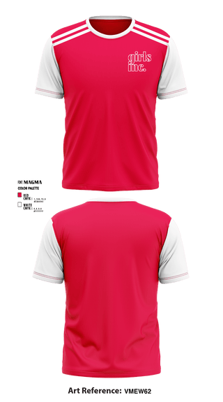Short Sleeve Performance Shirt, Girls Inc. Camp, Spirit Store, Teamtime, Team time, sublimation, custom sports apparel, team uniforms, spirit wear, spiritwear, sports uniforms, custom shirts, team store, custom team store, fundraiser sports, apparel fundraiser